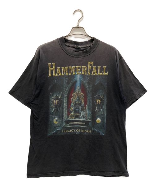 HAMMERFALL（ハンマーフォール）HAMMERFALL (ハンマーフォール) バンドTシャツ グレー サイズ:XLの古着・服飾アイテム