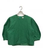 marmorsマルモア）の古着「cresent sleeve blouse」｜グリーン