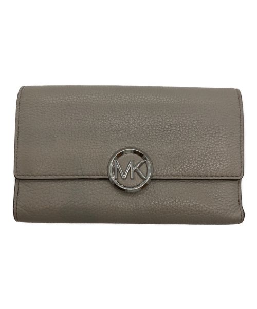 MICHAEL KORS（マイケルコース）MICHAEL KORS (マイケルコース) 2つ折り財布 グレーの古着・服飾アイテム