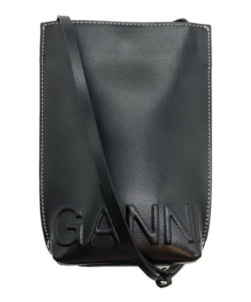 GANNI（ガニー）GANNI (ガニー) Banner Small Crossbody Stitch ブラックの古着・服飾アイテム