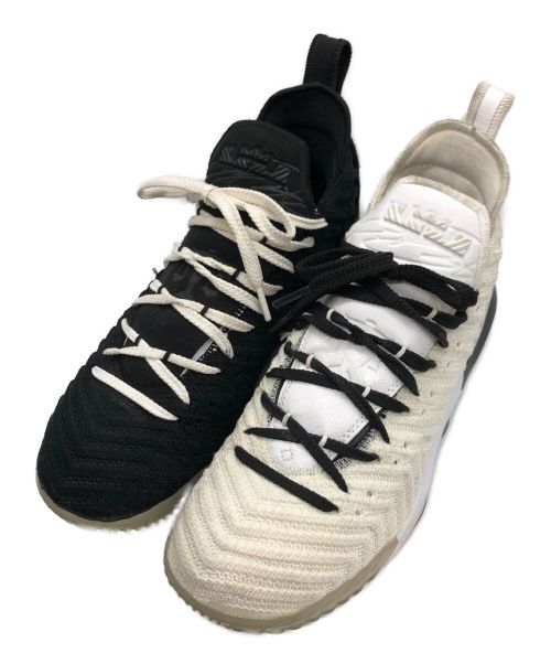 NIKE（ナイキ）NIKE (ナイキ) LEBRON 16 EQUALITY ホワイト×ブラック サイズ:US9.5/UK8.5/EUR43/cm27.5の古着・服飾アイテム