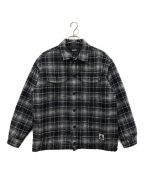 X-LARGEエクストララージ）の古着「TWEED CHECK JACKET」｜グレー