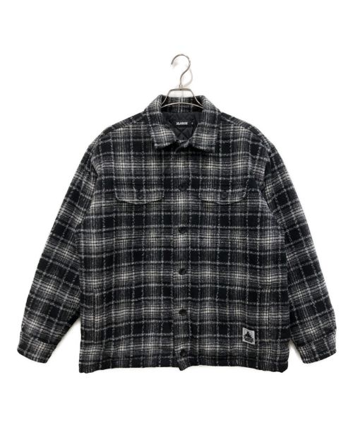 X-LARGE（エクストララージ）X-LARGE (エクストララージ) TWEED CHECK JACKET グレー サイズ:Mの古着・服飾アイテム