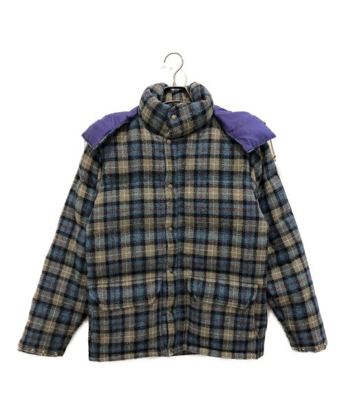 THE NORTH FACE（ザ ノース フェイス）THE NORTH FACE (ザ ノース フェイス) Harris Tweed (ハリスツイード) ダウンジャケット ブラック サイズ:Sの古着・服飾アイテム