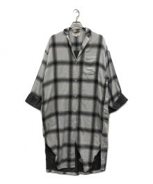 TODAYFUL（トゥデイフル）の古着「Over Check Gown」｜グレー