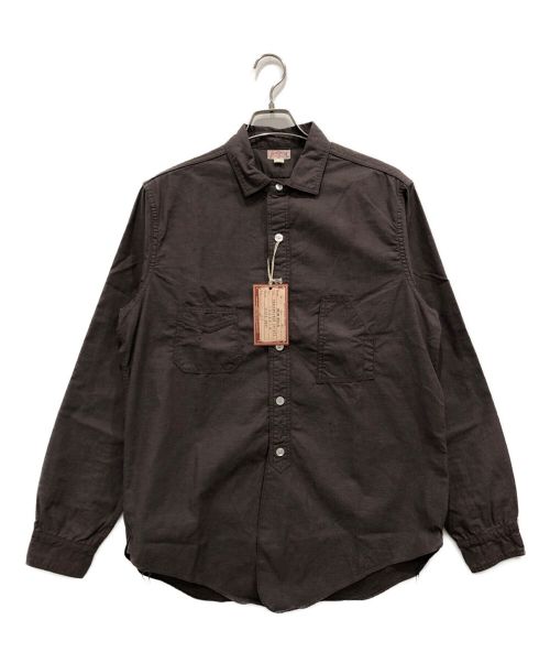 freewheelers（フリーホイーラーズ）FREEWHEELERS (フリーホイーラーズ) TRACKWALKER SHIRTS ブラウン サイズ:17の古着・服飾アイテム