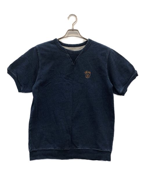 stussy（ステューシー）stussy (ステューシー) デニムスウェットTシャツ インディゴ サイズ:Mの古着・服飾アイテム