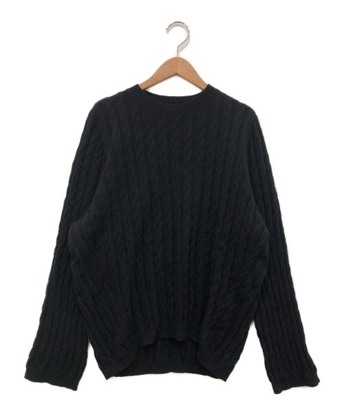 toteme（トーテム）toteme (トーテム) cashmere cable knit ブラック サイズ:XSの古着・服飾アイテム