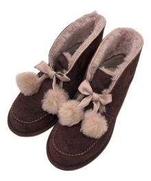 UGG（アグ）の古着「ムートンブーツ」｜ワインレッド