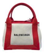 BALENCIAGAバレンシアガ）の古着「エクストラスモール2WAYショルダーバッグ」｜アイボリー×レッド