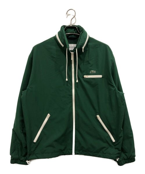 LACOSTE（ラコステ）LACOSTE (ラコステ) 撥水 ジップ ジャケット グリーン サイズ:FR:50/US:Mの古着・服飾アイテム