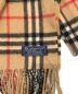 Burberry's (バーバリーズ) ノバチェックカシミヤマフラー ブラウン：4800円