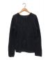 6(ROKU) BEAUTY&YOUTH (ロク ビューティーアンドユース) MESH LONG SLEEVE KNIT ブラック サイズ:表記なし：3980円