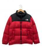 THE NORTH FACEザ ノース フェイス）の古着「ダウンジャケット」｜レッド×ブラック