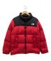 THE NORTH FACE（ザ ノース フェイス）の古着「ダウンジャケット」｜レッド×ブラック