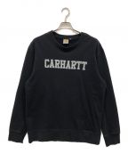 CarHarttカーハート）の古着「カレッジスウェット」｜ブラック