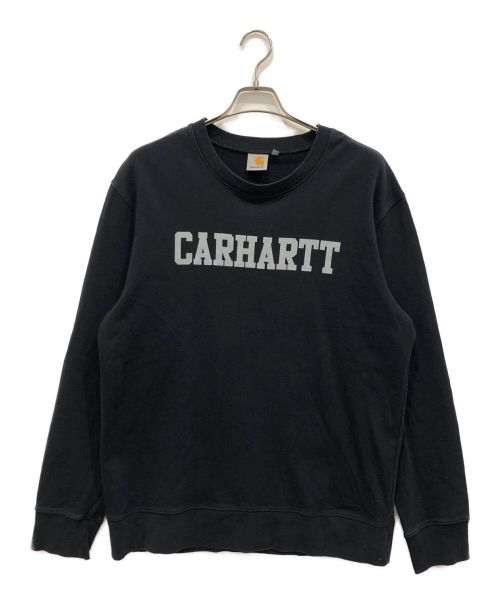 CarHartt（カーハート）CarHartt (カーハート) カレッジスウェット ブラック サイズ:Lの古着・服飾アイテム