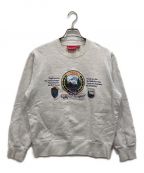 SUPREMEシュプリーム）の古着「Mountain Crewneck」｜ライトグレー