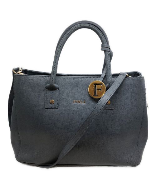 FURLA（フルラ）FURLA (フルラ) 2WAYショルダーバッグ スカイブルーの古着・服飾アイテム