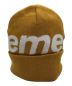 Supreme (シュプリーム) Big Logo Beanie マスタード：7800円