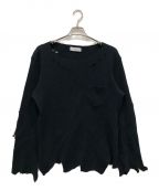 SUGARHILLシュガーヒル）の古着「CRUSHED THARMAL LONG TEE」｜ブラック