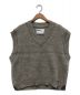 MHL（エムエイチエル）の古着「NATURAL WOOL RIB VEST」｜ベージュ