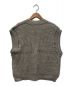 MHL (エムエイチエル) NATURAL WOOL RIB VEST ベージュ サイズ:Ⅱ 未使用品：5800円