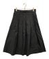 atelier naruse（アトリエナルセ）の古着「cotton chino tuck skirt」｜グレー