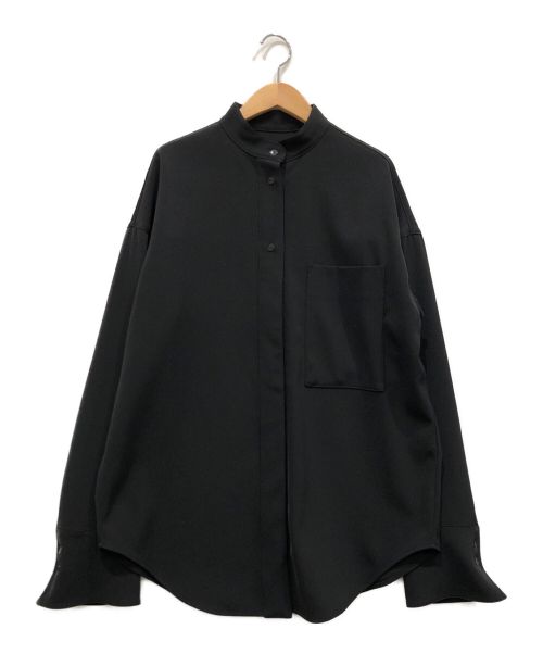 TODAYFUL（トゥデイフル）TODAYFUL (トゥデイフル) Standcollar Twiil Shirts ブラック サイズ:Fの古着・服飾アイテム