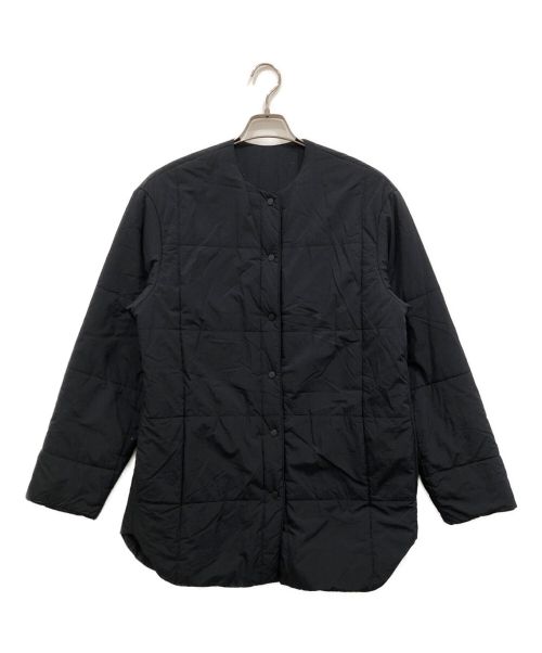 TODAYFUL（トゥデイフル）TODAYFUL (トゥデイフル) Collarless Quilting Blouson ブラック サイズ:36の古着・服飾アイテム