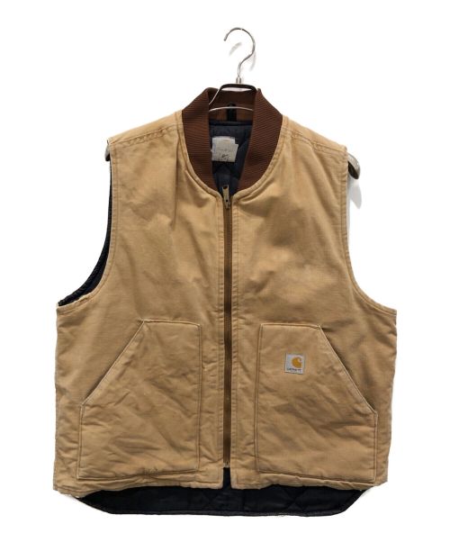 CarHartt（カーハート）CarHartt (カーハート) ダックベスト ベージュ サイズ:Lの古着・服飾アイテム