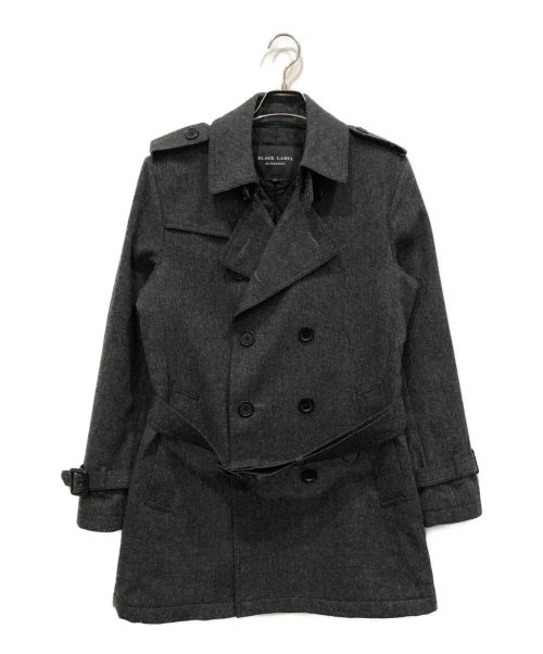 BURBERRY BLACK LABEL（バーバリーブラックレーベル）BURBERRY BLACK LABEL (バーバリーブラックレーベル) トレンチコート グレー サイズ:Mの古着・服飾アイテム