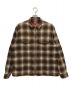 Supreme（シュプリーム）の古着「Shadow Plaid Flannel Zip Shirt」｜ブラウン