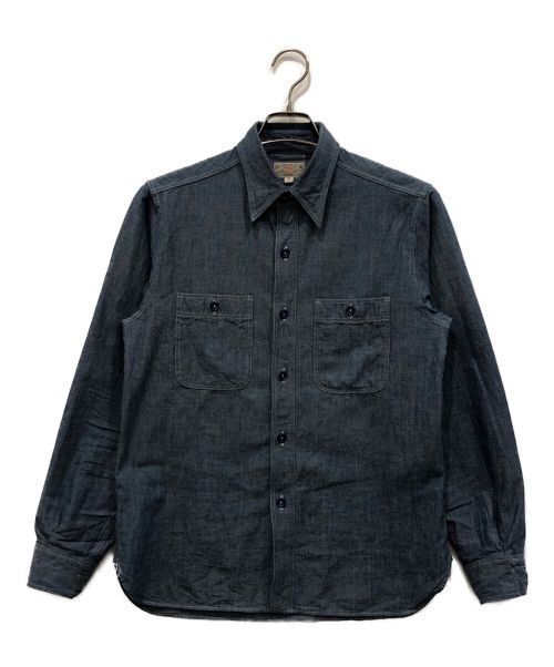 BUZZ RICKSON'S（バズリクソンズ）Buzz Rickson's (バズリクソンズ) マチ付きシャンブレ インディゴ サイズ:14-14 1/2の古着・服飾アイテム