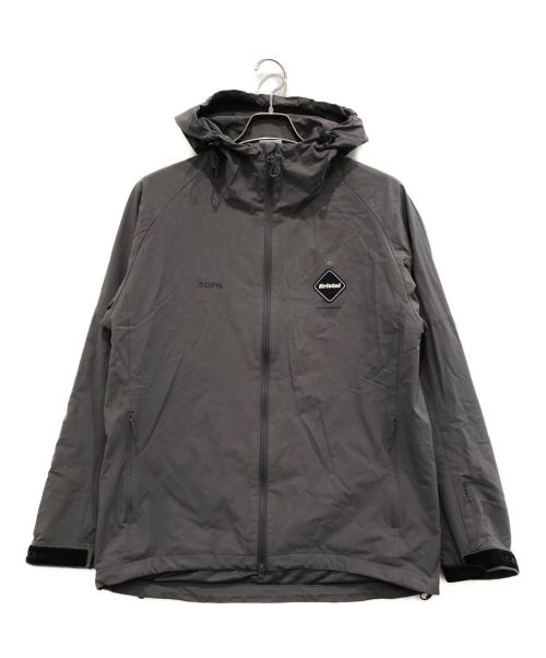 F.C.Bristol（エフシーブリストル）F.C.Bristol (エフシーブリストル) SOPHNET. (ソフネット) BIG LOGO WARM UP JACKET グレー サイズ:Mの古着・服飾アイテム