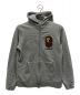 A BATHING APE（アベイシングエイプ）の古着「ジップパーカー」｜グレー