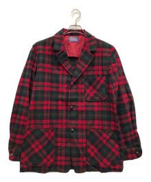 PENDLETON（ペンドルトン）の古着「ウールテーラードジャケット」｜レッド