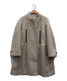 CARVEN（カルヴェン）の古着「アルパカ混コート」｜ベージュ