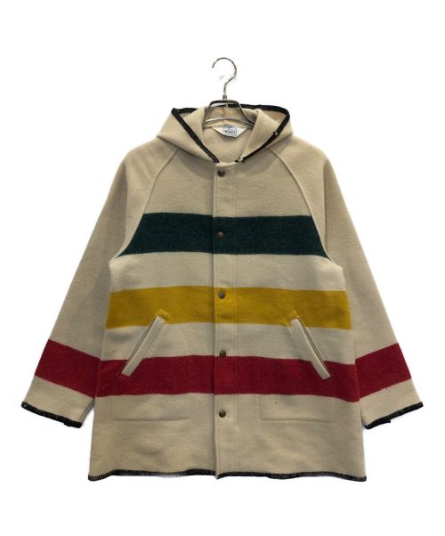 WOOLRICH（ウールリッチ）WOOLRICH (ウールリッチ) ウールフーデッドコート ベージュ サイズ:表記なしの古着・服飾アイテム