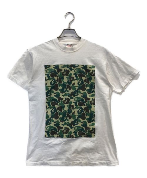 A BATHING APE（アベイシングエイプ）A BATHING APE (アベイシングエイプ) Tシャツ ホワイト サイズ:Mの古着・服飾アイテム