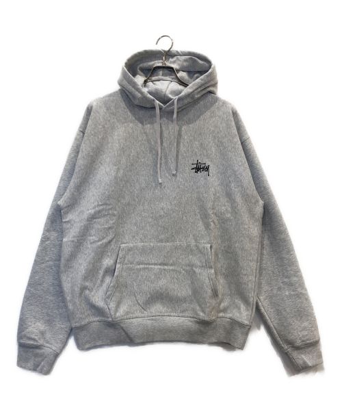 stussy（ステューシー）stussy (ステューシー) 両面ロゴパーカー グレー サイズ:XLの古着・服飾アイテム