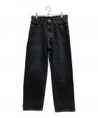 BELVETBELVET）の古着「Washed Black Denim Set up / Pants」｜ブラック