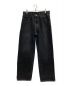 BELVET（BELVET）の古着「Washed Black Denim Set up / Pants」｜ブラック