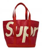 SUPREMEシュプリーム）の古着「Raffia Tote」｜レッド