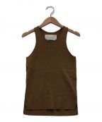 TODAYFULトゥデイフル）の古着「Highgauge Knit Tanktop」｜ベージュ