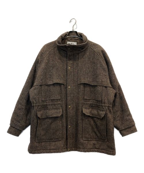 WOOLRICH（ウールリッチ）WOOLRICH (ウールリッチ) tweed cruiser jacket ブラウン サイズ:XLの古着・服飾アイテム