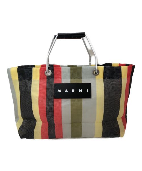 MARNI（マルニ）MARNI (マルニ) フラワーカフェショッピングトートバッグ マルチカラーの古着・服飾アイテム