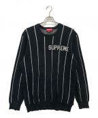 SUPREMEシュプリーム）の古着「ストライプニット」｜ブラック