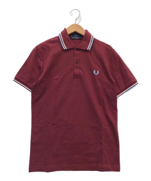 FRED PERRY（フレッドペリー）FRED PERRY (フレッドペリー) ポロシャツ ボルドー サイズ:36 未使用品の古着・服飾アイテム