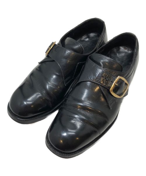 Florsheim（フローシャイム）Florsheim (フローシャイム) モンクストラップシューズ ブラック サイズ:7の古着・服飾アイテム